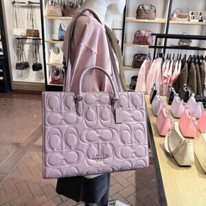 Coach Maggie Large Tote Bag In Signature Leather CY672 Authentic ‼️ New‼️